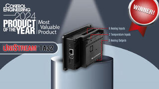 UniStream TA32 PLC+ HMI - ble kåret til "Årets Produkt 2024" av magasinet Control Engineering!

